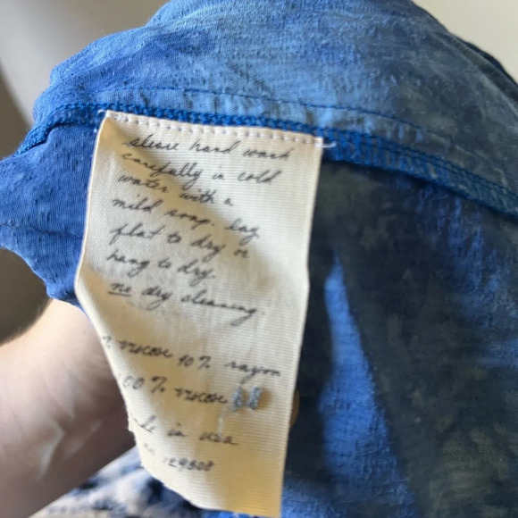 Raquel Allegra Tie Dye Blazer Jacket, size 3 or Large - Picture 4 of 7